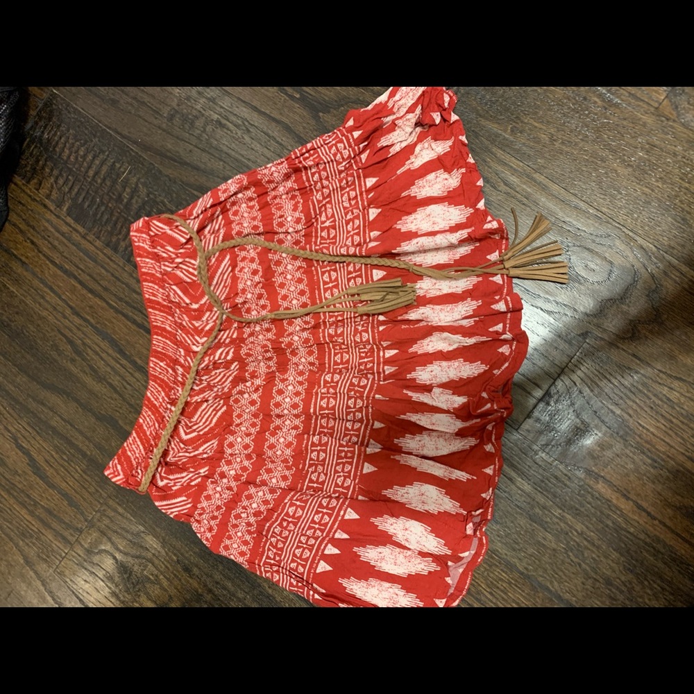 Forever 21 Tribal Print Skater Skirt